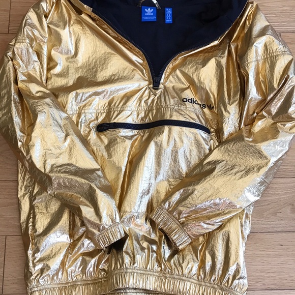 Adidas GOLD metallic sports jacket - Picture 3 of 4